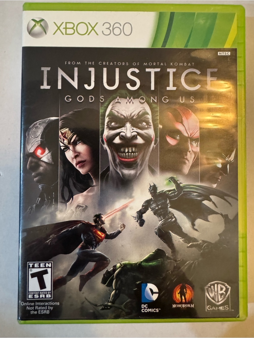 Injustice: Gods Among Us Microsoft Xbox 360 - CIB - Tested